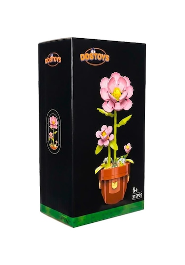 Dostoys Pembe Japon Gülü Botanik Koleksiyonu 315 Parça