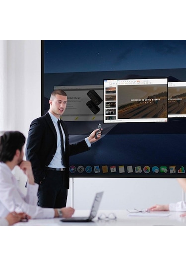 Baseus 2.4 GHz Kırmızı Lazer Işaretli Projeksiyon Sunum Kumandası
