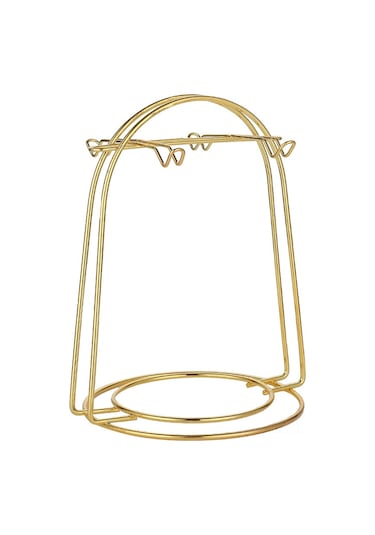 Youmex Kahve Fincanları İçin Retro Zanaatkâr Demir Raf, 6 Fincanlı, Elektroplated Altlık, Ev Ve Cafe Kullanıma Uygun, Kolay Kurulum