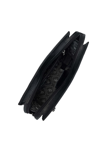 Tamer Tanca Erkek Hakiki Deri Siyah Floter El Çantası 301 1023 Erk Canta Sk24-25 Sıyah Fltr Siyah