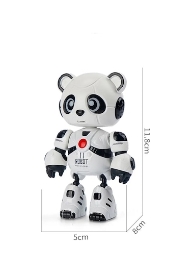 Sevimli Robot Panda Ilk Oyun Arkadaşım Sesli Işıklı Konuşan Ses T
