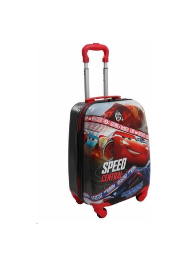 Frocx Çocuk Valiz Cars Speed Central Kırmızı - Siyah