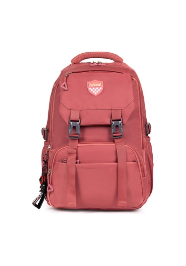 Güçlü Duruş, Maksimum Konfor: Tok Yapılı Günlük Sırt Çantası - Kırmızı Kırmızı