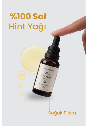 Bade Natural Hint Yağı Soğuk Sıkım %100 Saf 30 ML