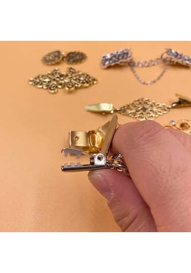 Suntek Kazak Broş Klip Metal Dekorasyon Ceket Elbiseler Giyen