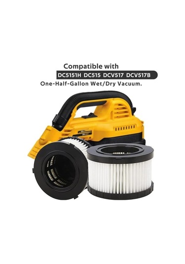 Moly Dc5151h Hepa Filtresi Dewalt Dc5151h Dc515 Dcv517 İle Uyumlu