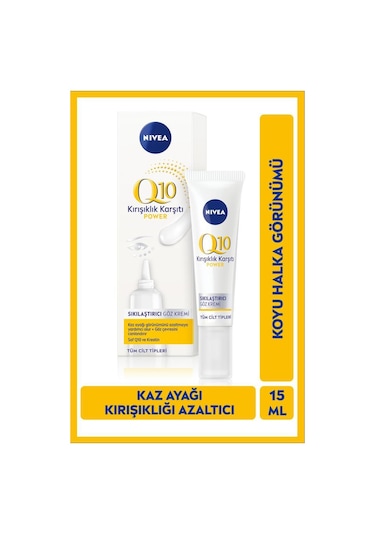 Nivea Q10 Plus Kırışıklık Karşıtı Göz Bakım Kremi 15 ML