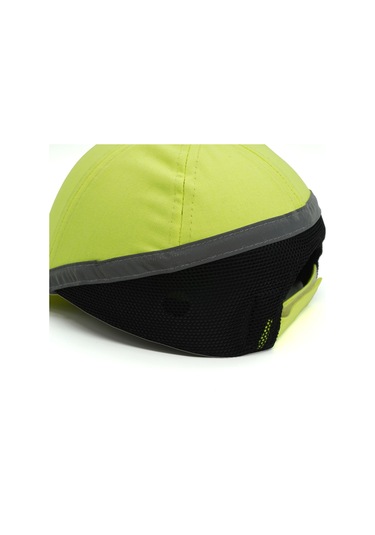 Darbe Emici Şapka Baret Kep Sarı - Reflektörlü 7004