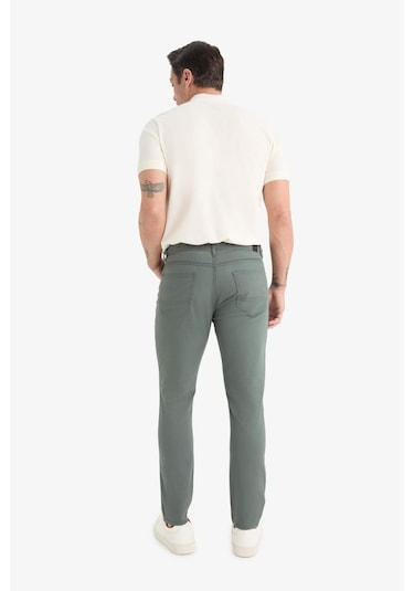 DeFacto Yazlık Gabardin Chino Kanvas Pantolon Slim Fit Dar Kesim Dar Paça Cepli B2089AX25SPGN826 DeFacto Yazlık Gabardin Chino Kanvas Pantolon Slim Fit Dar Kesim Dar Paça Cepli B2089AX25SPGN826