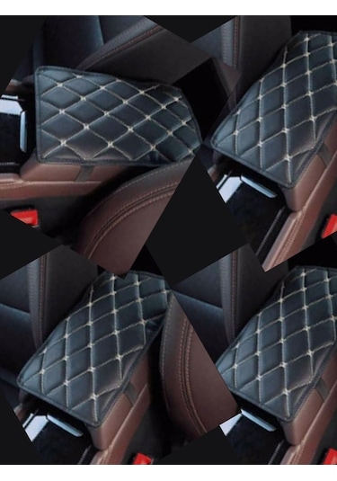 Toyota Yarıs Uyumlu Oto,araba Kolçak Minderi Beyaz