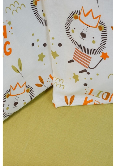 Cotton Collection Pamuk Bebek Nevresim Takımı Lion