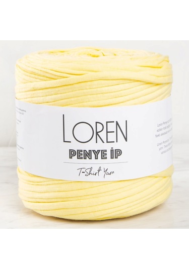 Büro Ev Ofis Hobi Dikiş Atölyesi İçin Bebe Sarı Penye Kumaş El Örgü İpi