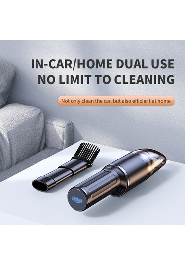 Wondernest Taşınabilir Süpürge Sones Siyah Q19 Mini Kablosuz Güçlü Emişli El Süpürgesi Siyah