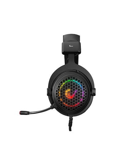 Rampage Majesty Mikrofonlu 7.1 Surround RGB Kulak Üstü Oyuncu Kulaklığı