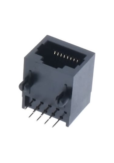 8P8C Plastik Rj45 Soket Ethernet Bağlantı Soketi 8 Pin Pcb Montaj