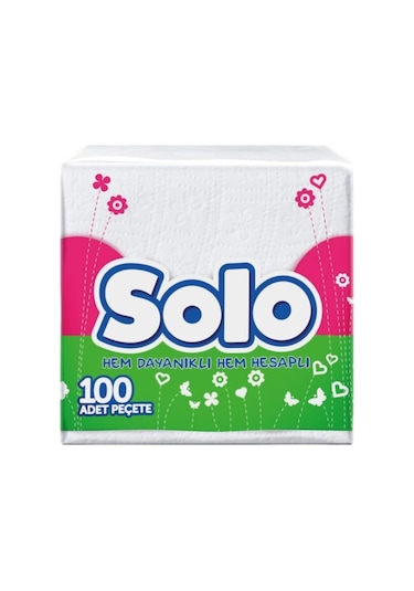 Solo Süper Peçete 100'lü 9 Paket