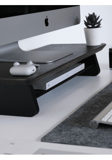 Küçük Monitör Standı Ceviz