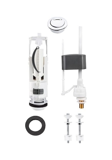 Norm Çift Basmalı Çift Kademeli Alttan Girişli Rezervuar Klozet İç Takım Seti 3/6 L 330B1011 Beyaz