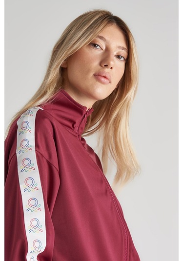 Benetton United Colors Of Bnt-w20189 Kadın Sweatshirt 71149 Bnt-w20189-r0901 Koyu Pembe