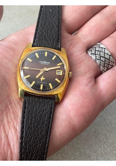 Pallas Adora 37 mm Deri Kordon Vintage Erkek Kol Saati 2. El