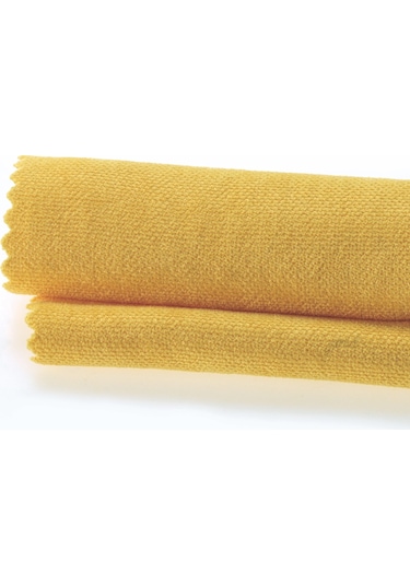 Hint Sarısı Masa Örtüsü Kadife Dokulu Leke Tutmaz Hint Sarısı