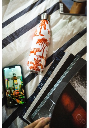 Les Artistes Paris Isı Yalıtımlı Çelik Termos Matara 500ml Safari 3+ Yaş / Çok Renkli