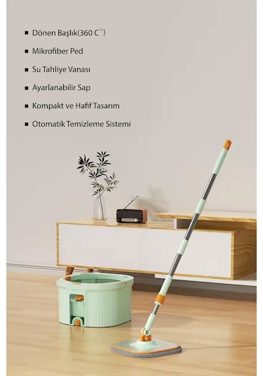 Kochler Su Ayrıştırmalı Yenilikçi Mop -2 Temizlik Seti