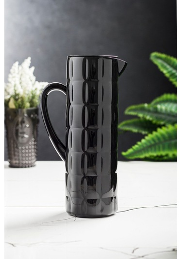 Arkilik Allegra 1,5 Lt Siyah Sürahi (Buzdolabı Kapak Rafına Sığar)