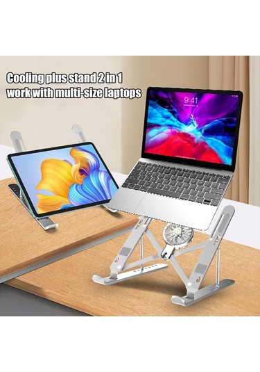 Bilgisayar Soğutma Standı - Dizüstü Bilgisayar Stand Soğutucu Fan İle Bilgisayar Standı Sessiz Dizüstü Bilgisayar Soğutma Ped