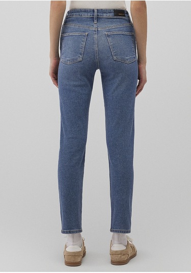 Mavi - Cindy Gold Shape Jean Pantolon 100277-87897 Koyu Mavi