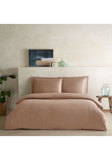 Linens X Tencel Lyocell 2'li Volanlı Yastık Kılıfı Seti Rose Rose