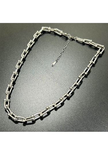 Xxx Paslanmaz Çelik Kolye 224, Gümüş Renk Gümüş