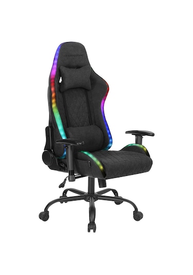 Adore Gaming Prime-x Pofesyonel Oyuncu Koltuğu - Koyu Gri Kumaş 69x119.5-130x76 Cm