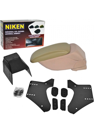 Niken Kol Dayama Sürgülü Bej