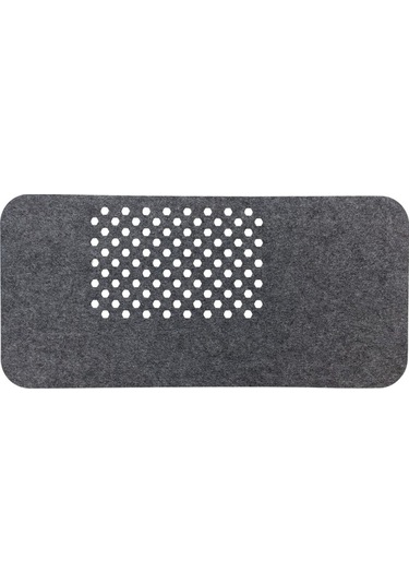 Çalışma Masası Düzenleyici Keçe Bilgisayar Mouse Pedi Masa Üstü Düzenleyici Mat 70x32 Cm K. Gri