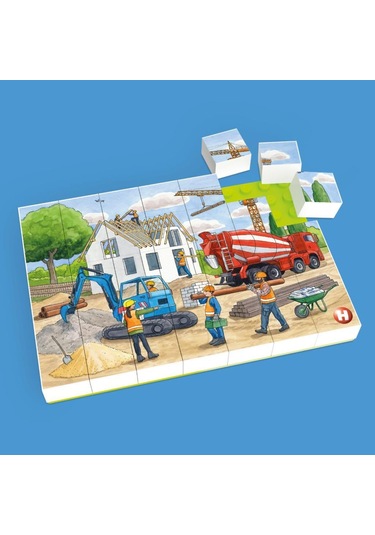 Hubelino 35 Parça Puzzle İnşaat Sahası 410207