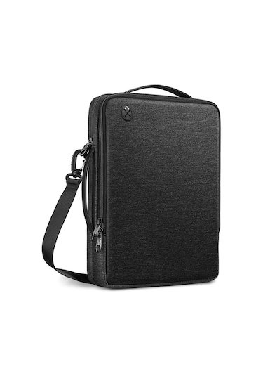 13.3-14 İnç Taşınabilir Laotop Çanta Su Geçirmez Çok Fonksiyonlu Omuz Crossbody Çanta