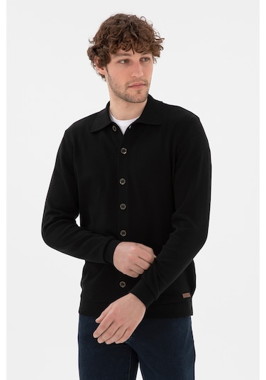 U.s. Polo Assn. Erkek Siyah Hırka Triko 50298272-vr046 Siyah