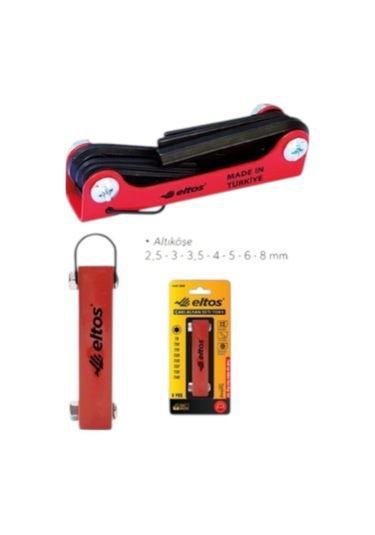 Nalburkent Eltos Çakı Alyan Seti 7 Parça 2.5-8 Mm Kompakt Yerli Üretim