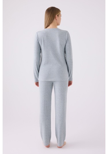 Pierre Cardin Kadın Mavi Pijama Takımı Pc8908-s-v1 Mavi