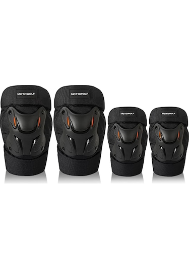 Motowolf Motosiklet 4'Lü Dizlik Dirseklik Koruma Set 2 Dizlik 2