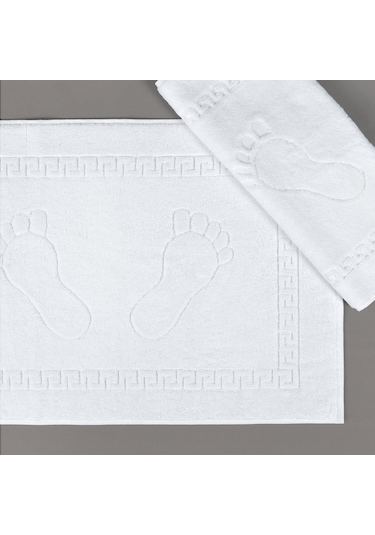 Beyaz Ayak Otel Havlusu 2 Adet Pamuk 200 Gram Beyaz