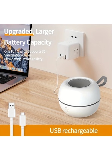 Willowhaven Mommed Taşınabilir Usb Sterilizatör Kutusu Beyaz - Emzik, Kulaklık Ve Küpe Temizleyici