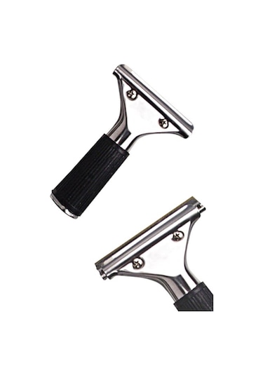 Mck Metal Cam Kazıma Aparatı Metal 25 Adet Cam Kazıma Jilet Gri