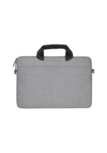 14.1 inç Omuz Askısı İle Laptop Çantası Açık Gri 14.1 inch