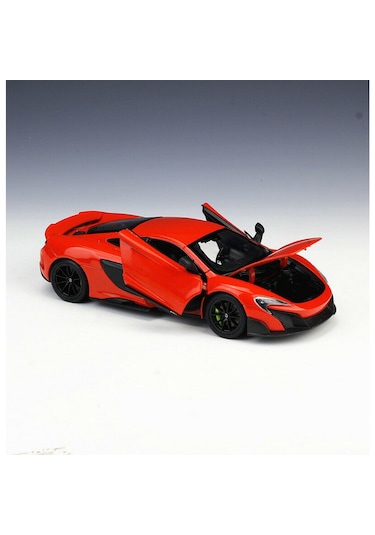 Welly 1/24 Mclaren 675lt Turuncu Metal Model Oyuncak Araba