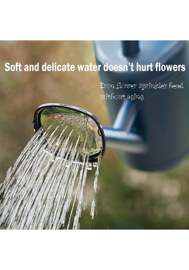 Geeksen 5l Mavi Plastik Bahçe Sulama Kuşu - Dayanıklı, Çözünür Uçlu, Düşük Dökme, Ergo Kollü, İç/şehir Bahçeleri İçin