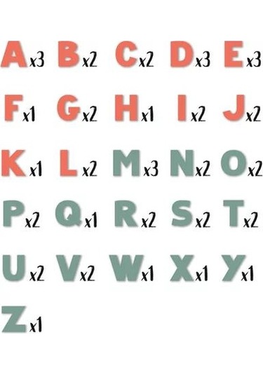 Smoby Manyetik Harfler 430107 Çok Renkli