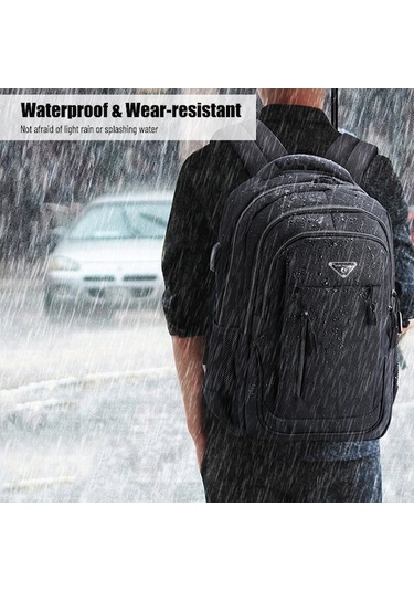 Createtech Yan Çanta Bilgisayar Omuz Askılı Seyahat Çantası 18-49 İnç Usb Bölmeli Çok renkli