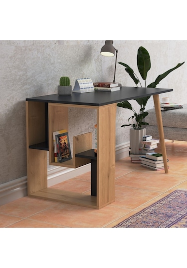 Sally Çalışma Masası Antrasit Meşe